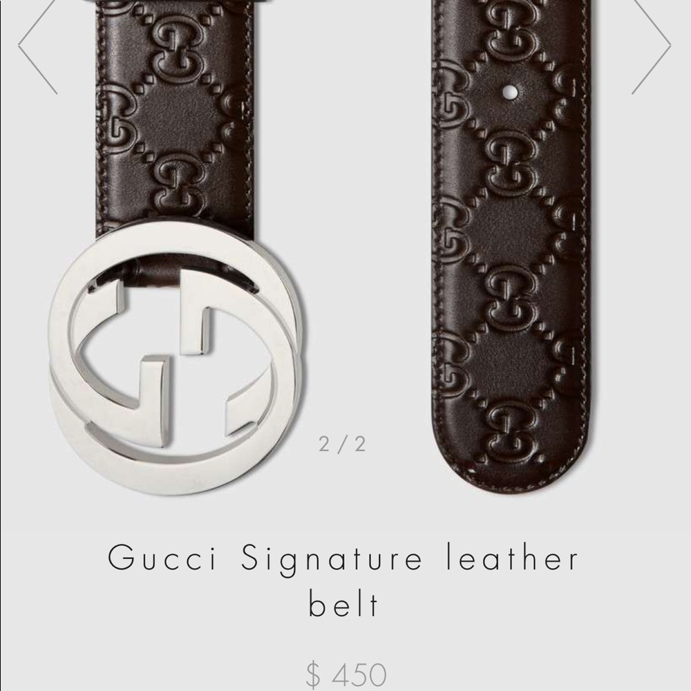 SOLD ‼️ Authentic Signature Gucci Belt